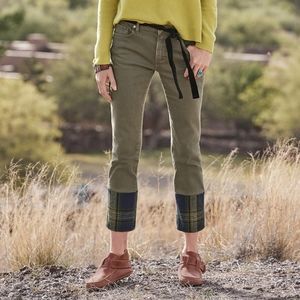 Driftwood Colette Roads Ends Pants With Flannel Cuff